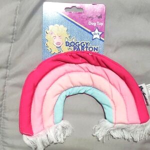 Doggy Parton Rainbow Dog Toy